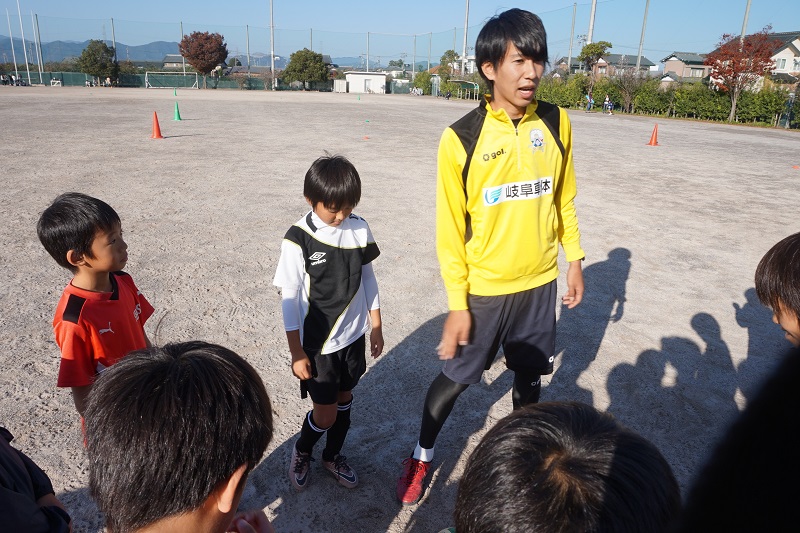 サッカー教室　本巣2